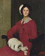 George Spencer Watson Portrait of Hilda Spencer Watson France oil painting artist